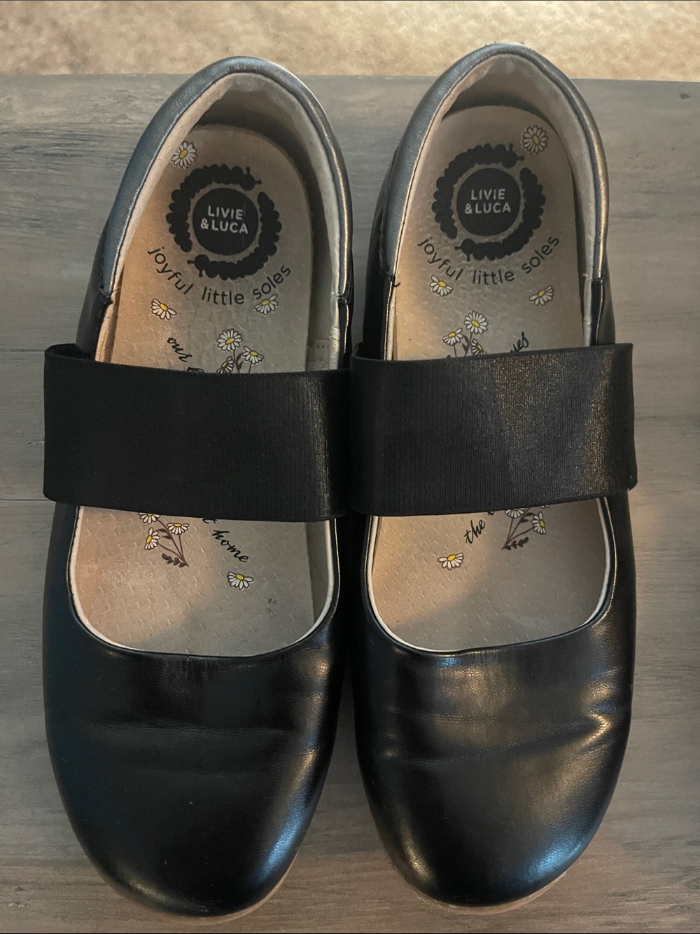 Livie & Luca Black Girls' Mary Jane Dress Shoes